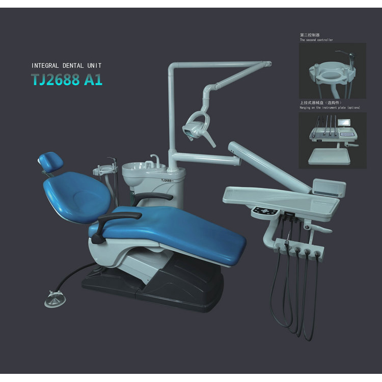 Tuojian TJ2688 A1 Sillón Dental Completo Unidad de Tratamiento Dental con Lámpara de Sensor