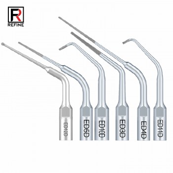 Refine Puntas de ultrasonido endodoncia ED1 ED2 ED3 ED4 ED5 ED6 ED7 ED8 ED9 ED10 ED11 ED14 ED15 compatible con SATELEC NSK DTE