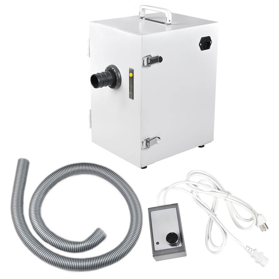 JT-26 370W máquina aspirador de polvo aspiradora colectora de polvo de una fila para laboratorio dental