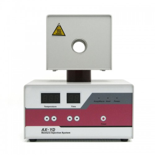 Caja de control de temperatura para sistema de inyección de prótesis