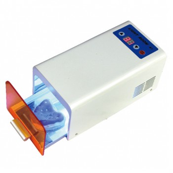 27W Unidad de fotocurado de laboratorio dental máquina de horno de fotocurado con luz azul de ajuste de tiempo