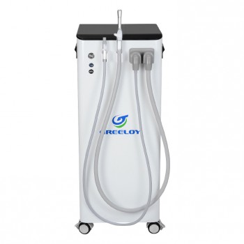 Greeloy Unidad de succión dental móvil Bomba de vacío 400L/min con fuerte succión GSM-400