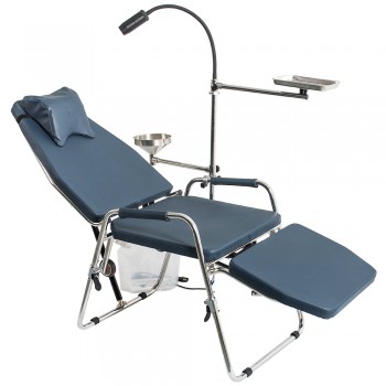 Greeloy GU-P101 Silla Plegable Dental Portátil + GU-P102 Lampara de Examen Dental