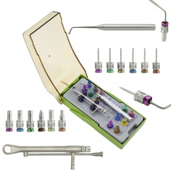 Kit de prótesis de implante dental universal llave dinamométrica destornillador de trinquete
