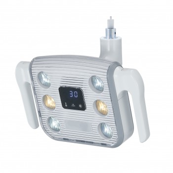 JH-09 10W Lámpara de inducción de funcionamiento sin sombras dentales con pantalla LCD 6 LEDs