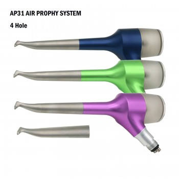 Aeropulidor prophylaxis dental pulidora de flujo de aire 4 agujeros