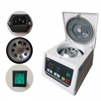 Centrifugadora centrífuga 4000RPM de la máquina de bastidor de digitaces del laboratorio dental de benchtop
