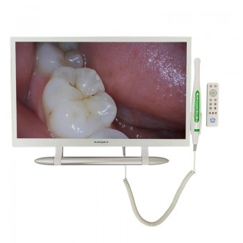 YF-2200M 21.5 Inch Cámara intraoral dental HD con monitor con soporte para sillón dental