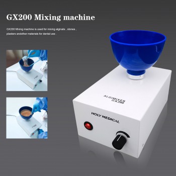 GX-200 Mezclador de impresión de alginato para laboratorio dental Control de perilla de máquina mezcladora multifuncional