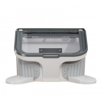 JT-69 Caja de polvo dental colector de cubierta de polvo para chorro de arena aspiradora integrada con luz LED