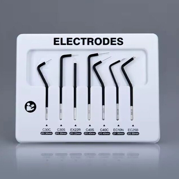 Juego de 7 puntas de repuesto para electrocirugía compatibles con unidad de electrocirugía odontológico