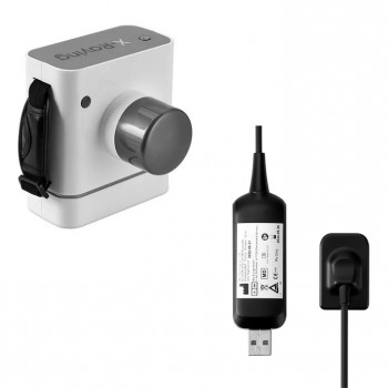 Unidad de rayos x portátil dental de alta frecuencia + kit de sensor de rayos x