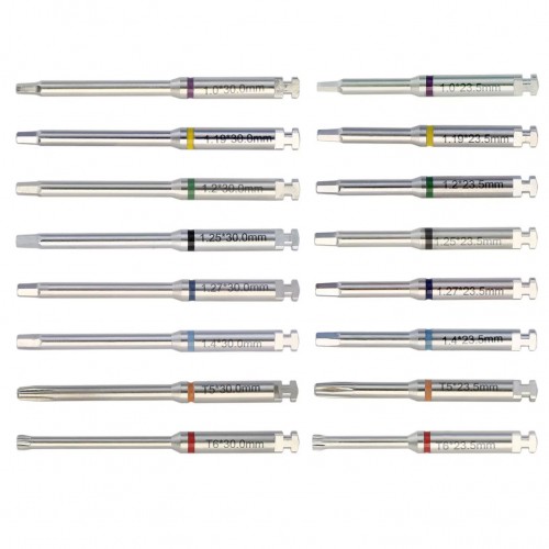 Destornillador Hexagonal para Implantes Dentales Abutment Tipo Latch Acero Inoxidable