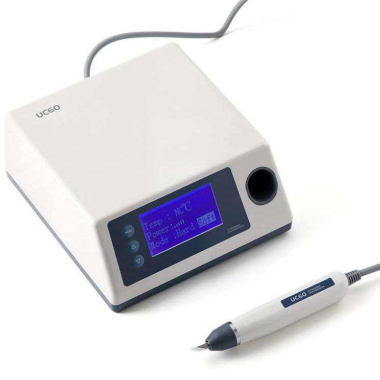 UC60 Cortador Ultrasónico Dental Portátil de Mano con 5 Piezas de Cuchillas