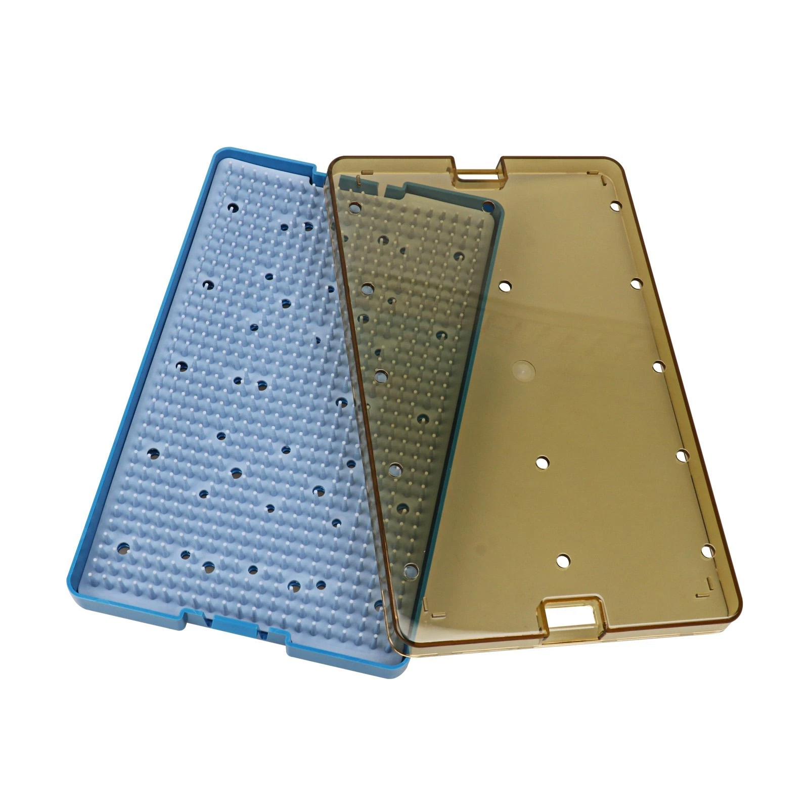 Bandeja Esterilización Instrumental Dental Grande con Silicona