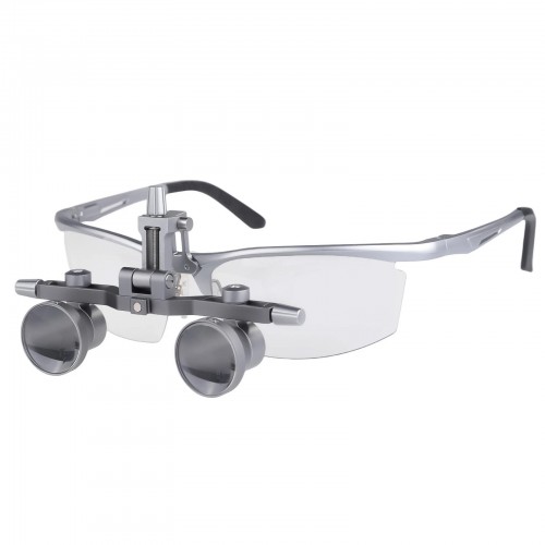 DY-118 Lupa Dental 2.5X 450 mm Ajuste Distancia Pupilar Montura Aluminio
