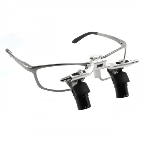 Lupa Dental Quirúrgica Ergonómica Flip-Up 4.0X 5.0X 6.0X 350-450 mm