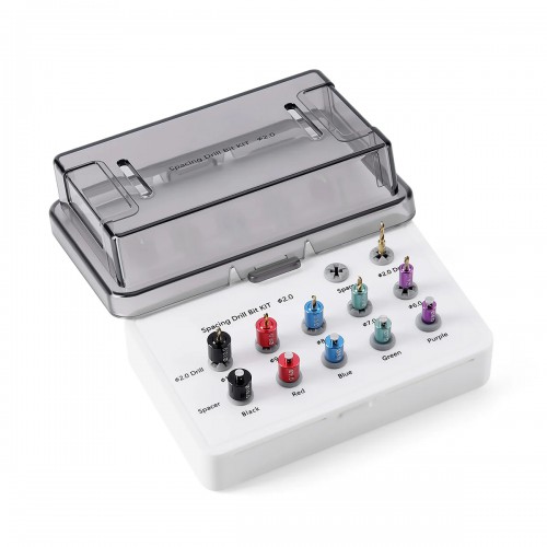 Kit Guía de Perforación para Implantes Dentales con Brocas y Caja de Esterilización