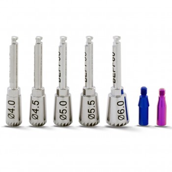 Perfilador Óseo ET para Implantes Dentales con Tornillos Guía 4.0 4.5 5.0 5.5 6.0