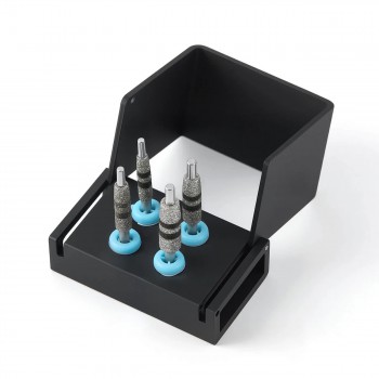 FG7604 Kit 4 Piezas Fresas Óseas Guiadas para Implantes Dentales Posicionamiento e Inserción