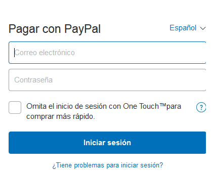 Cómo pagar con PayPal?
