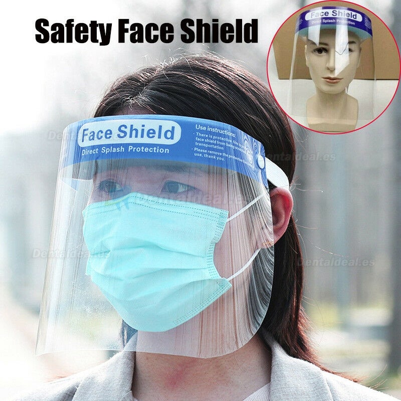 10 Pcs Alta definición Transparente Anti-Aaliva a Prueba de Viento Sombrero a Arueba de Polvo Gorra Pantalla Protectora Facial
