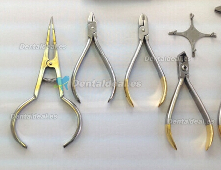 13pcs ortodoncia Instrumentos inoxidable Acero