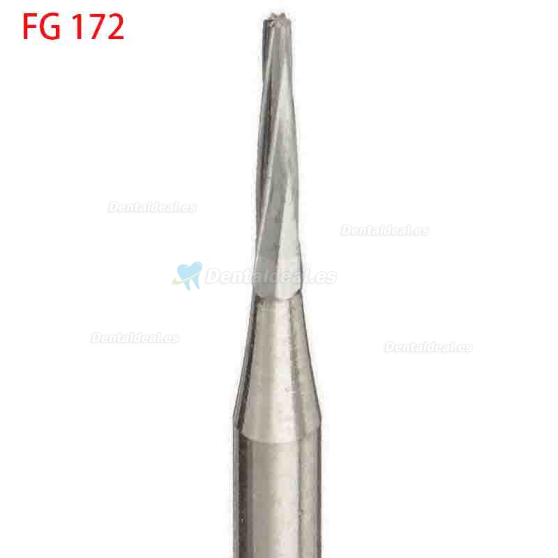 50x fresas de carburo dental FG168/169/170/171/172/169L/170L/171L para pieza de mano HP