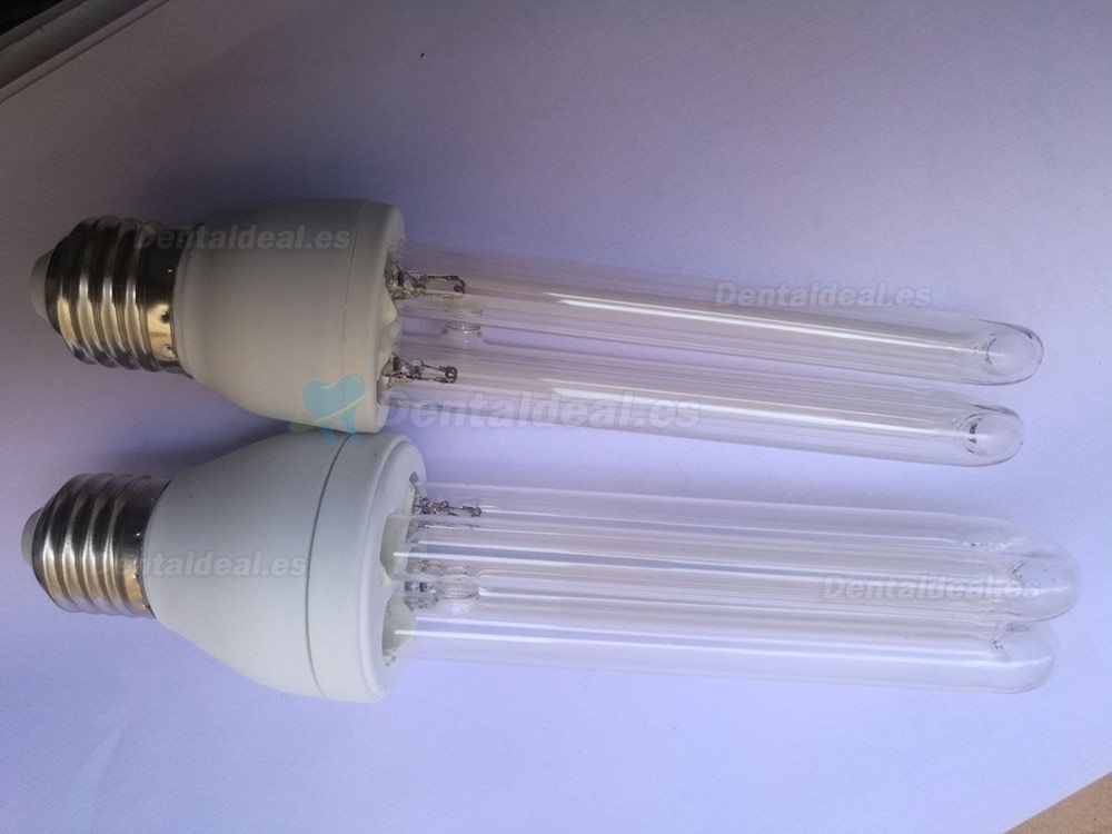 25W Quartz UVC+Ozone Germicidal Lamp Ultraviolet Light Bulb E27/E26 110v Cleans Air