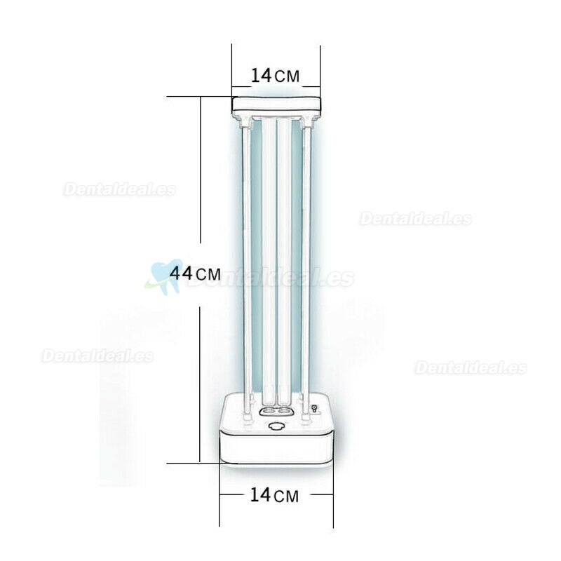 36W UV esterilizador luz ultravioleta Ozono UVC lámparas de desinfección de ozono con control remoto con temporizador