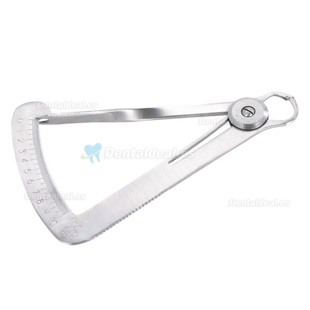 5Pcs Dental cera de metal corona gauge calibre regla herramienta de medición K1K5