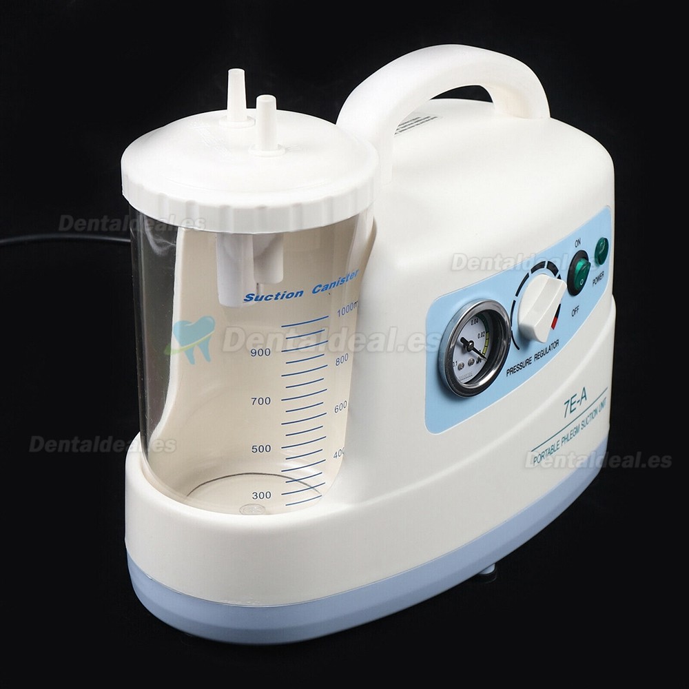 Unidad de succión dental portátil aspirador de emergencia oral de flema al vacío