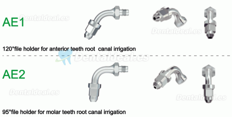 10Pcs Refine Puntas de ultrasonido A1 A2 AE1 AE2 compatible con Amdent LM Ultrasonic Scaler Handpiece