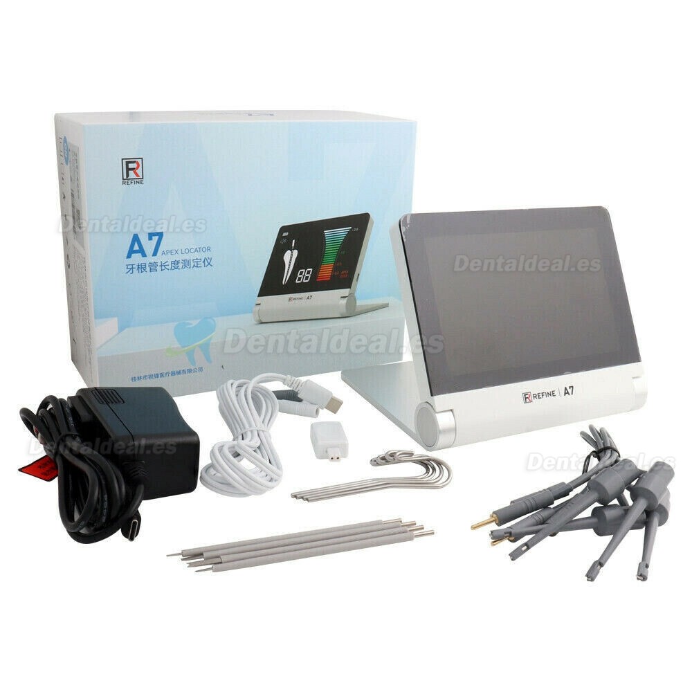 Refine A7 Profesional Localizadore de Apice Endodoncia Plegable con pantalla LCD de 5.1