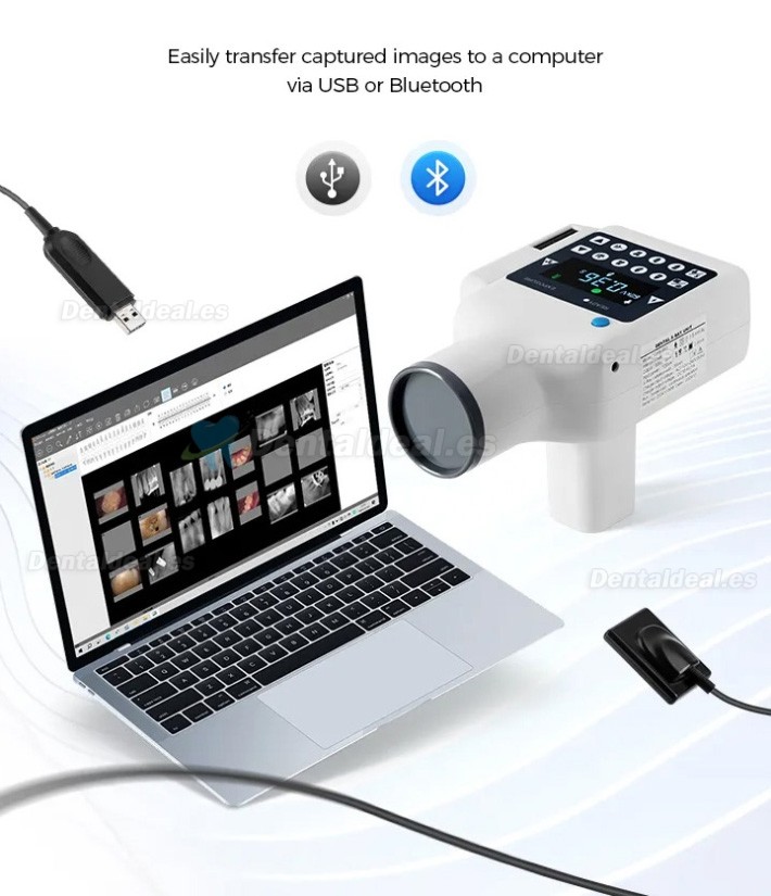 Unidad de rayos X portátil digital dental con kit de sensor intraoral