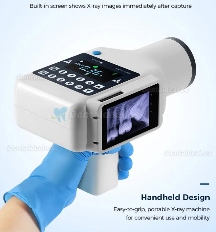 Unidad de rayos X portátil digital dental con kit de sensor intraoral