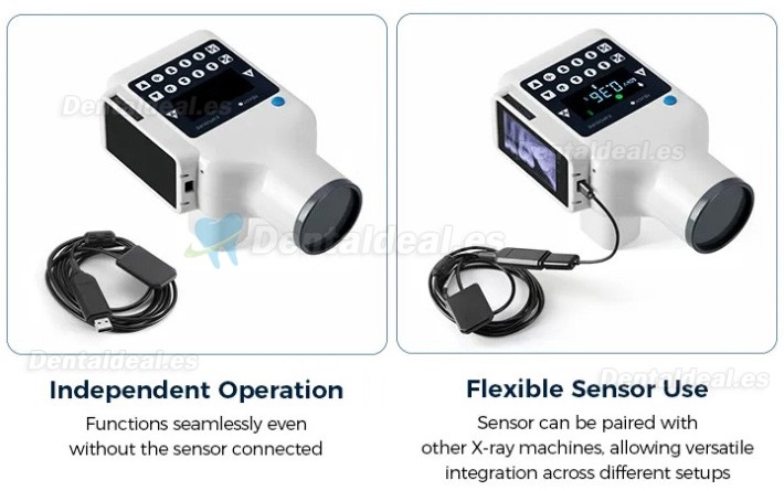 Unidad de rayos X portátil digital dental con kit de sensor intraoral