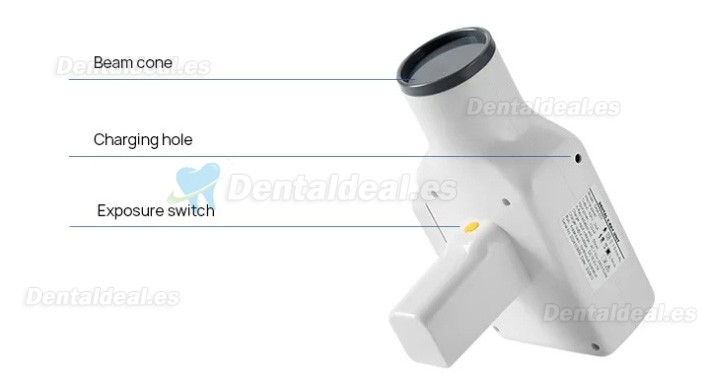 Unidad de rayos X portátil digital dental con kit de sensor intraoral