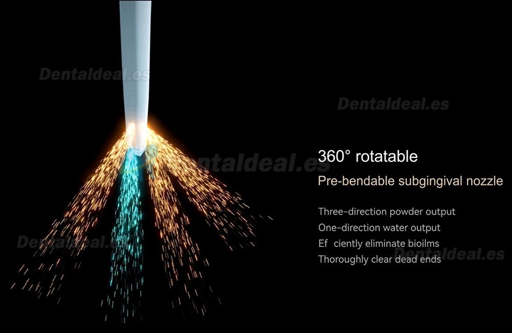 Woodpecker AP-H Plus Pulidor Dental por Aire para Profilaxis Supra y Subgingival Pieza de Mano