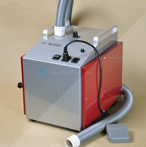 AX-MX800 500W Vacío extractor de polvo con interruptor de pie para laboratorio dental