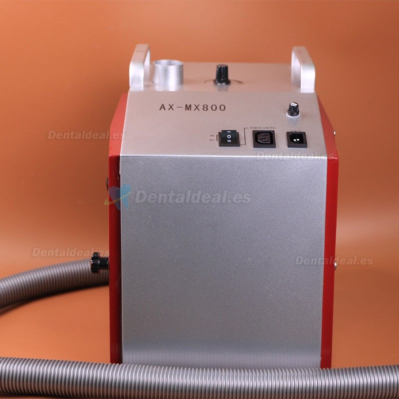 AX-MX800 500W Vacío extractor de polvo con interruptor de pie para laboratorio dental