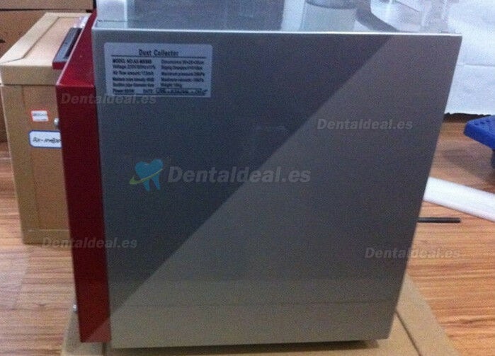 AX-MX800 500W Vacío extractor de polvo con interruptor de pie para laboratorio dental