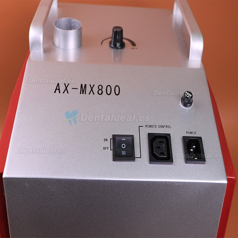 AX-MX800 500W Vacío extractor de polvo con interruptor de pie para laboratorio dental