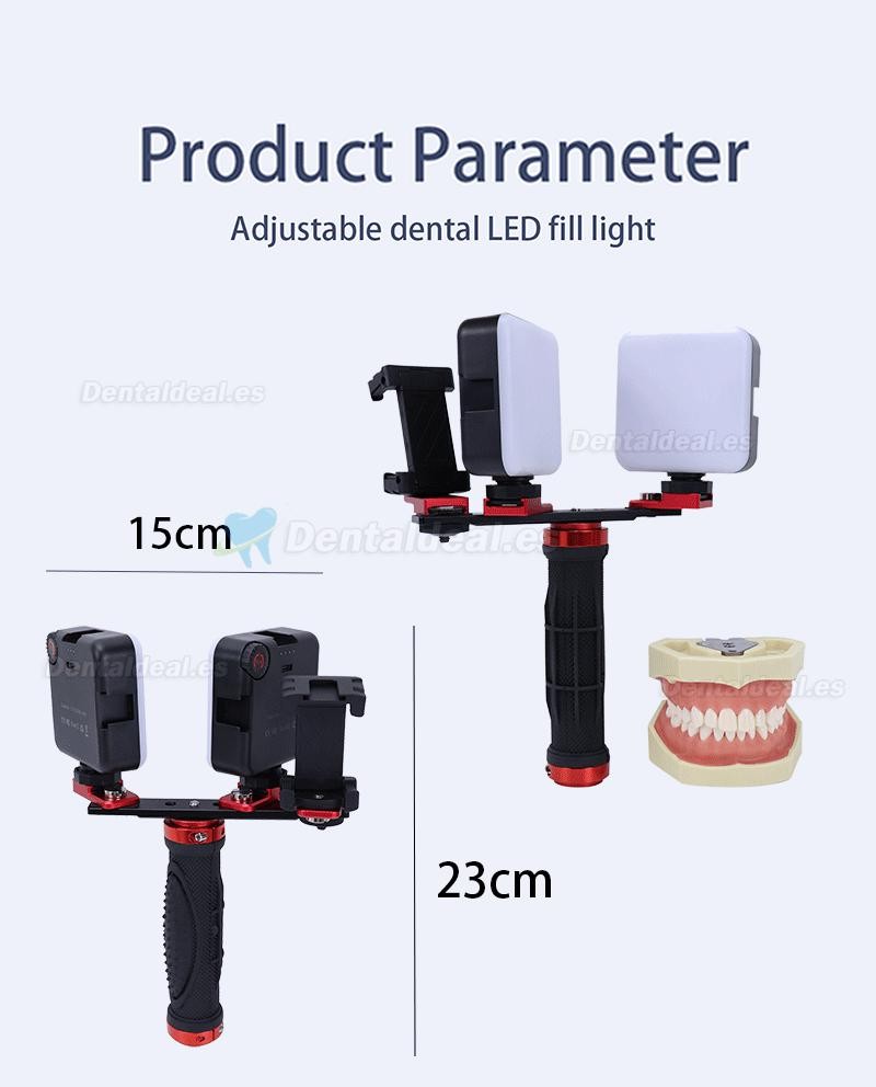 Lampara de fotografía oral dental teléfono móvil Fotografía dental luz de relleno Luz de flash