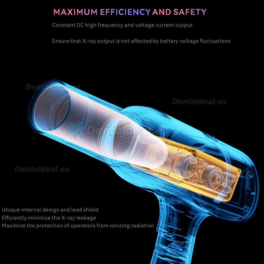 Woodpecker Ai Ray Máquina de rayos X dental portátil pantalla táctil CC constante de alta frecuencia