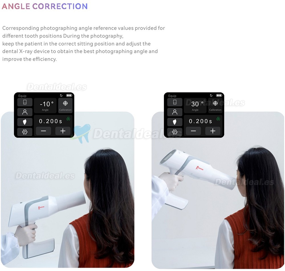 Woodpecker Ai Ray Máquina de rayos X dental portátil pantalla táctil CC constante de alta frecuencia
