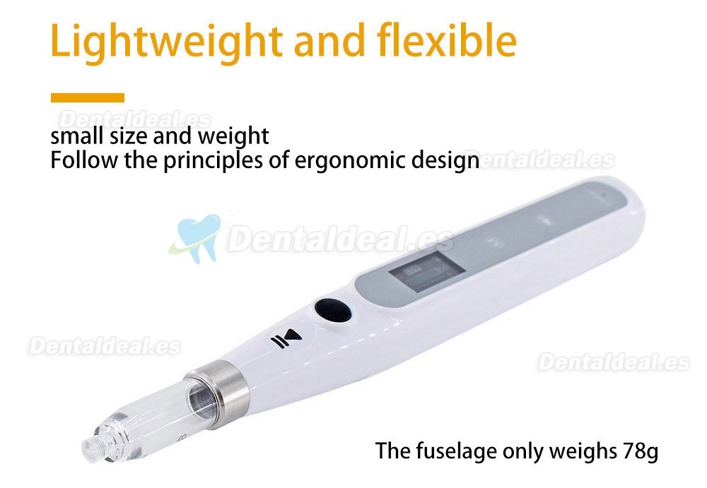 Inyector de anestesia dental eléctrico inalámbrico sin dolor con pantalla LCD