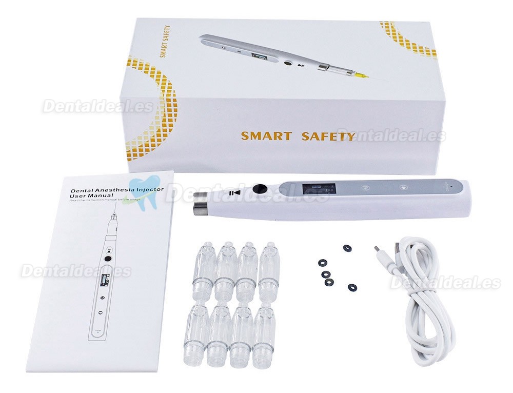 Inyector de anestesia dental eléctrico inalámbrico sin dolor con pantalla LCD
