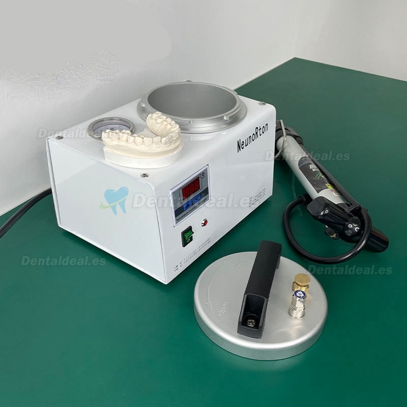 Pote de presión de curado portátil del polimerizador de laboratorio dental automático con pantalla