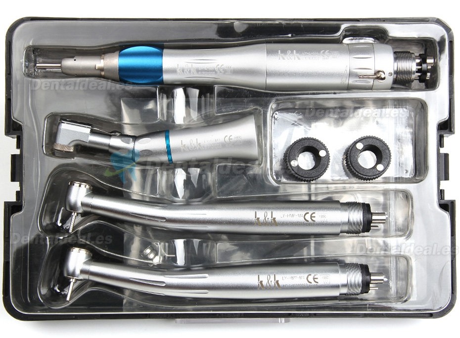 BD-402 Unidad dental portátil + lámpara de polimerización + kit de pieza de mano + cabezal de maniquí dental